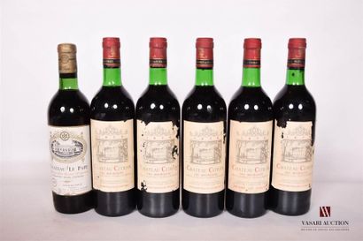 null Lot de 6 bouteilles comprenant :		
5 bouteilles	CHÂTEAU CITRAN	Haut Médoc CB	1979
1...