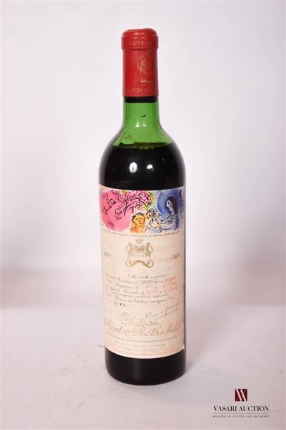 null 1 bouteille	CHÂTEAU MOUTON ROTHSCHILD	Pauillac 1er GCC	1970
	Et. de Marc Chagall,...