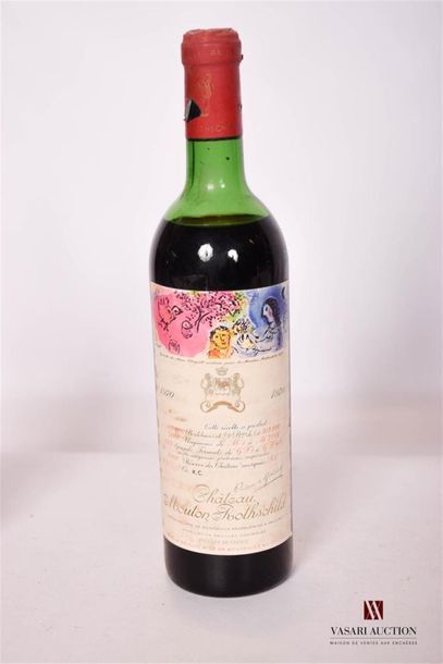 null 1 bouteille	CHÂTEAU MOUTON ROTHSCHILD	Pauillac 1er GCC	1970
	Et. de Marc Chagall,...
