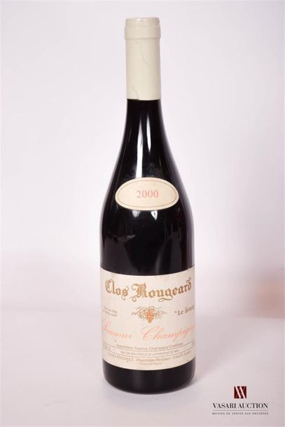 null 1 bouteille	SAUMUR CHAMPIGNY "Le Bourg" mise Clos Rougeard		2000
	Et. un peu...