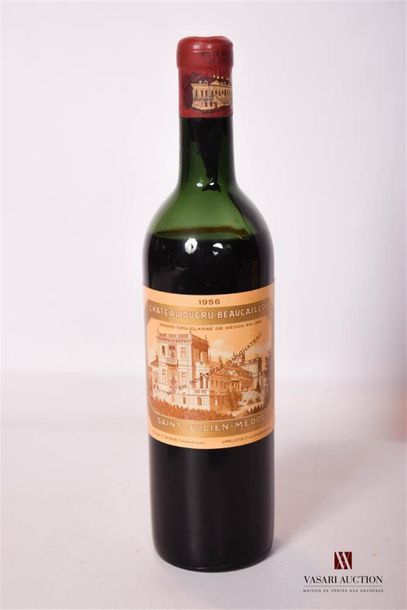 null 1 bouteille	CHÂTEAU DUCRU BEAUCAILLOU	St Julien GCC	1956
	Et. un peu fanée....