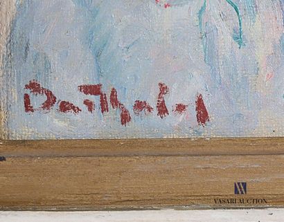 null BARTHALOT (XXème siècle)
Portrait de femme au chapeau
Huile sur toile
Signée...