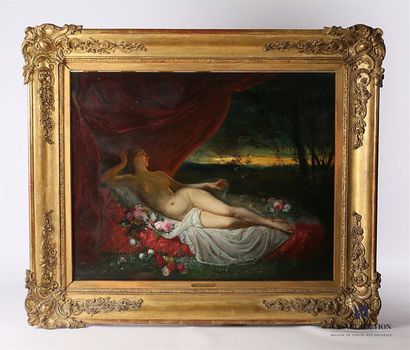null VIGER DU VIGNEAU Jean Louis Victor (1819-1879)
Femme nue allongée sur un lit...