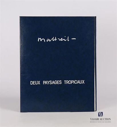 null MALBREIL François (né en 1953)
Deux paysages tropicaux
Deux lithographies
Annotées...