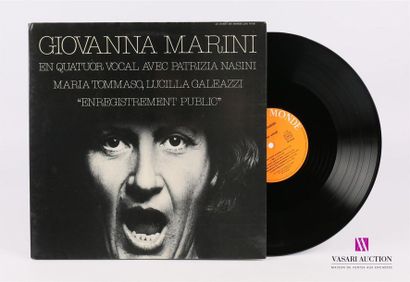 null GIOVANNA MARINI - Enregistrement public 
1 Disque 33T sous pochette cartonnée
Label...