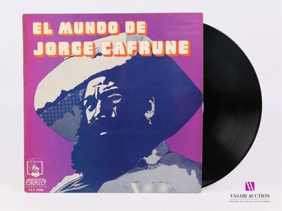 null EL MUNDO DE JORGE CAFRUNE - 
1 Disque 33T sous pochette cartonnée
Label : DIRESA...