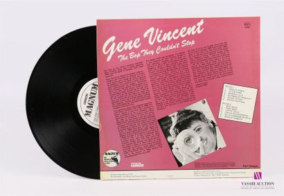 null GENE VINCENT - The Bop they couldn't stop
1 Disque 33T sous pochette cartonnée
Label...