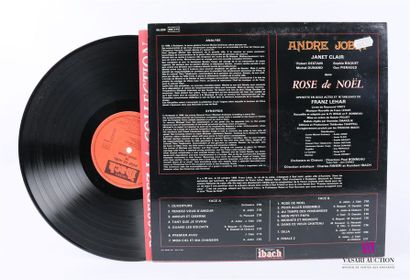 null ANDRE JOBIN - Rose de Noel
1 Disques 33T sous pochette cartonnée
Label : DISCOURS...