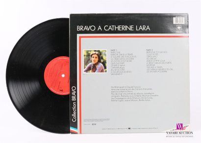 null CATHERINE LARA - Bravo Catherine Lara
1 Disque 33T sous pochette cartonnée
Label...