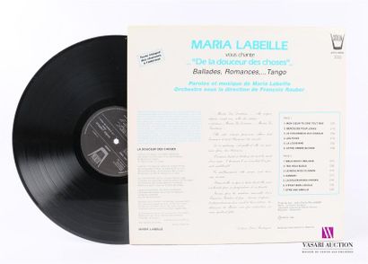 null MARIA LABEILLE - De la douceur des choses"
1 Disque 33T sous pochette cartonnée
Label...