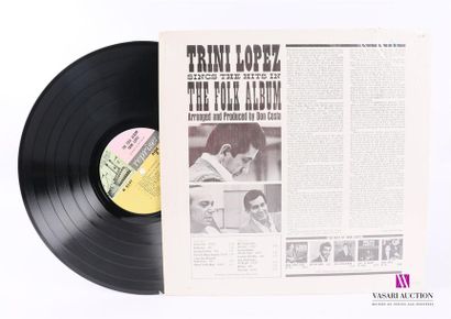 null TRINI LOPEZ - The folk album
1 Disque 33T sous pochette cartonnée
Label : REPRISE...