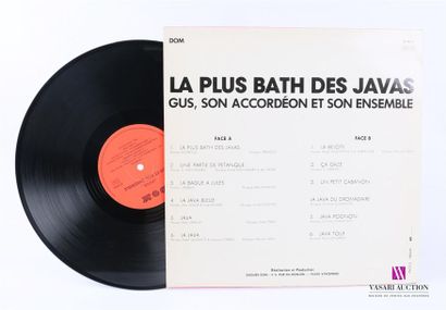 null LA PLUS BATH DES JAVAS - 12 Javas
1 Disque 33T sous pochette cartonnée
Label...