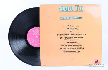 null SOLO TU - Matia Bazar
1 Disque 33T sous pochette cartonnée
Label : CARRERE 67.234
Fab....