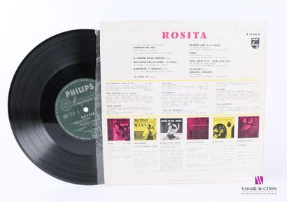 null ROSITA
1 Disque 33T sous pochette cartonnée (Diam. : 25 cm)
Label : PHILIPS...