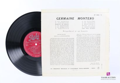 null GERMAINE MONTERO Chante les chansons d'Aristide Briand 
1 Disque 33T sous pochette...