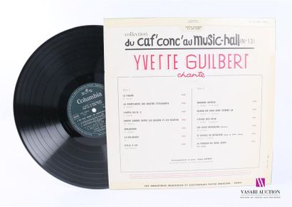 null YVETTE GUILBERT - Du caf'con' au Music-Hall
1 Disque 33T sous pochette cartonnée...