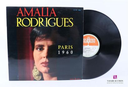 null AMALIA RODRIGUES - Paris 1960
1 Disque 33T sous pochette cartonnée 
Label :...