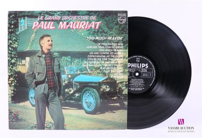 null PAUL MAURIAT - Too much heaven
1 Disque 33T sous pochette cartonnée 
Label :...