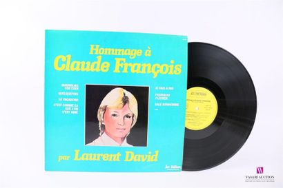 null LAURENT DAVID - Hommage à Claude François
1 Disque 33T sous pochette cartonnée...