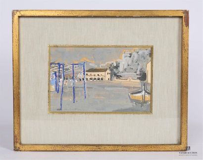 null HENRY Michel (1928-2016)
Almunécar (Espagne)
Gouache 
Signée en bas à gauche...