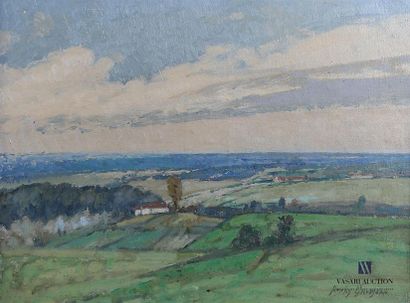 null GROSJEAN Henry (1864-1948)
Vue de Bresse
Huile sur toile
Signée en bas à droite
35,5...