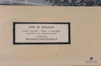 null Photographie représentant le Pont de Rivesaltes dans les Pyrénées orientales
(papier...