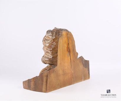 null RUFFATO E.
Buste de Beethoven
Sculpture en bois
Signée sur la terrasse
(fentes,...