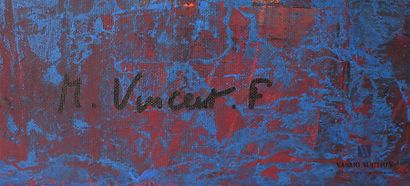 null VINCENT- FOURNIER Monique (née en 1945)
Horizon 
Acrylique sur toile
Signée...