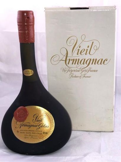 1 bouteille de VIEIL ARMAGNAC GELAS Vieille...