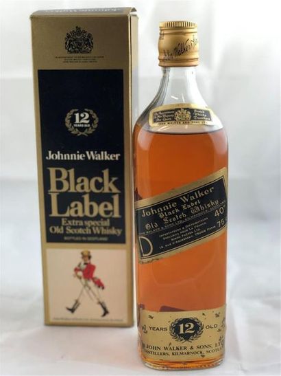 1 bouteille Scotch Whisky JOHNNIE WALKER...