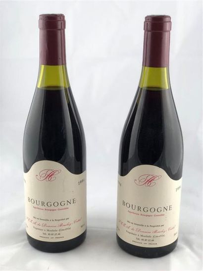null 2 bouteilles de BOURGOGNE, domaine Bouchez-Crétal 1994
Niveau légèrement bas...