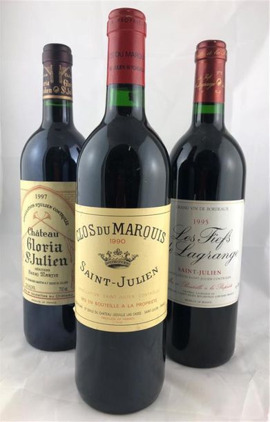 null 3 bouteilles de Saint Julien :
-LES FIEFS DE LAGRANGE 1995
-CHATEAU GLORIA 1997
-CLOS...
