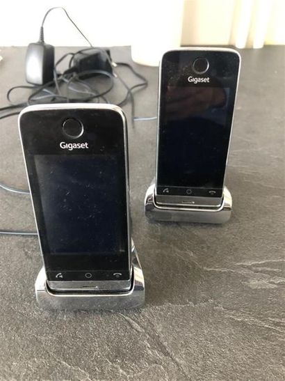 deux téléphones sans fil GIGASET SL910 et...