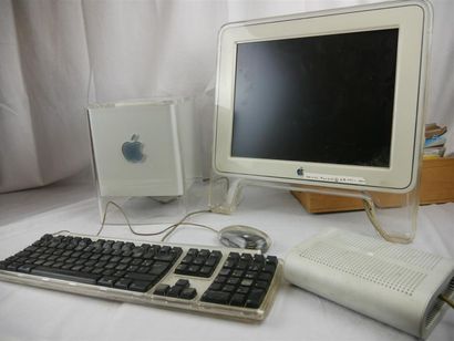  APPLE Power Mac G4 Cube : écran, clavier,...
