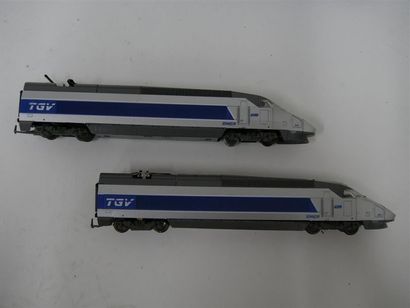 null Train TGV Jouet de marque LIMA (Italie), 1980, écart HO, mécanisme électrique,...