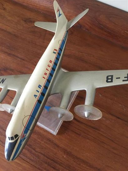 null Maquette d'agence Vickers Viscount 
Air Inter en résine , fabrication de la...