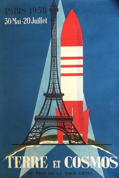 TERRE ET COSMOS - Paris 1958
Affiche illustrée...