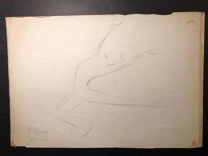 null Lucienne PAGEOT-ROUSSEAUX (1899-1994)
Jorge Donn dans le Bolero 
Crayon sur...