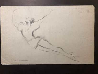null Lucienne PAGEOT-ROUSSEAUX (1899-1994)
Serge Lifar, Gisèle, 1935
Crayon sur papier
Annoté...