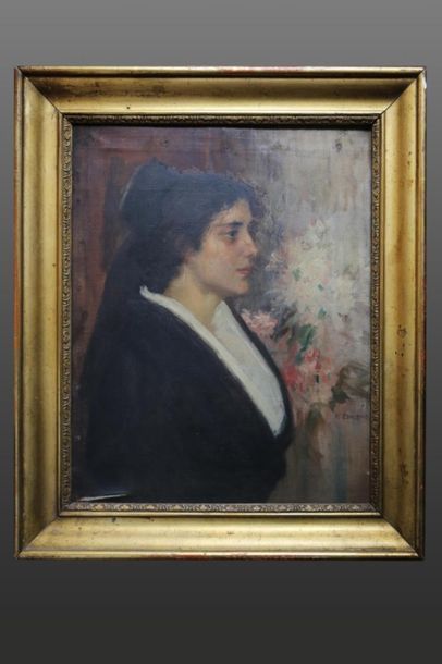 null EDELFELT Albert ( 1854-1905)
Portrait de Marie Félicité Dani , épouse de Francis...