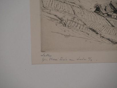 null Maurice Victor ACHENER (1881-1963)
Paysage côtier
Eau forte signée en bas à...