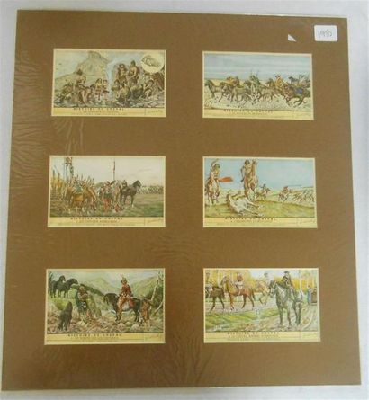 null LIEBIG - LES CHEVAUX : Ensemble de 5 Séries de 6 Chromos, (V.et H.).
2-Cavalieri-Cavaliers-1903,...