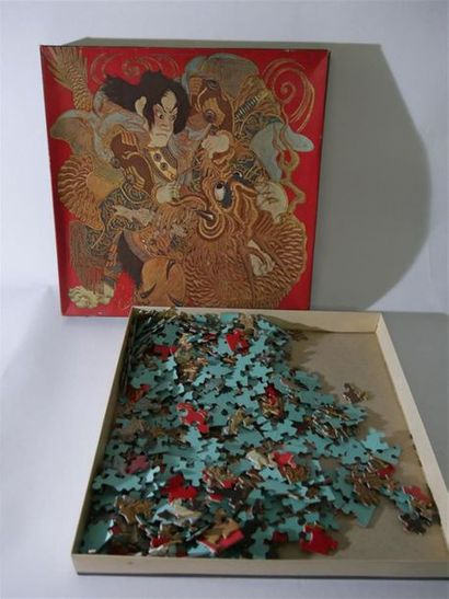 null Puzzle WADDINGTON FINE ART "Kabuki Embroidery", 1966