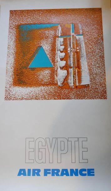 null AIR FRANCE
Affiche par Pages pour l'EGYPTE
Imprimeur Igio
Dim : 100 x 60 cm

Bon...