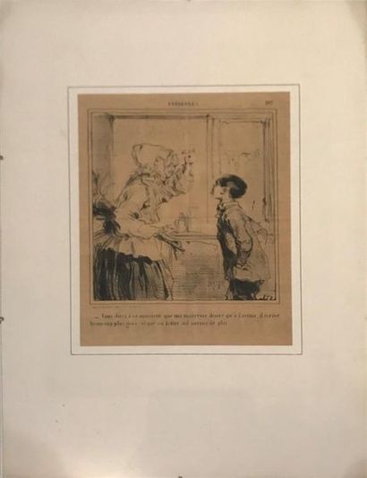 null DE BEAUMONT Charles Edouard (1812 - 1888), dessinateur-lithographe
Les Fariboles,...