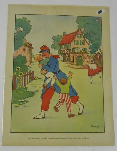 null IMAGES : MATEJA (Marie-Thérèse Jallon dit).33 Diverses Scènes couleurs de l'Auberge...