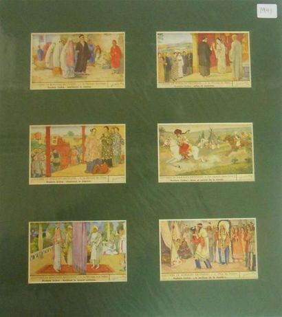 null LIEBIG - LE MARIAGE : Ensemble de 3 Séries de 6 Chromos, (H.).
Fêtes Nuptiales-1910,...