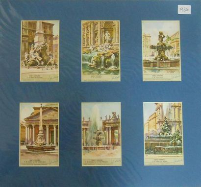 null LIEBIG - L'ITALIE : Ensemble de 9 Séries de 6 Chromos, (V.et H.).
Provinces...