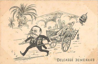 null 52 CARTES POSTALES CARICATURES : Politique, 3cp-Espéranto et qqs Divers. Dont"...