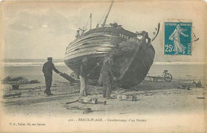 null 87 CARTES POSTALES VIE ET TRAVAIL A LA MER : Divers Départements Côtiers (Nord,...